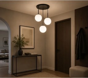 Brilagi - Luster na lanku MILO 3xE27/60W/230V čierny