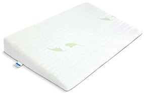 Dojčenský vankúš do postieľky - klin Luxe s Aloe vera 60x38 cm