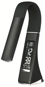 LED Stmievateľná stolná lampa s displejom LED/10W/5V čierna