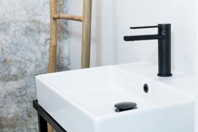 Laveo Univerzálna umývadlová výpusť Click-Clack - CKK_72R3, čierna mat