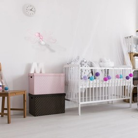 EUlight Detské nástenné svietidlo Butterfly, 1x ružové kovové tienidlo, p