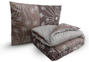 Súprava celoročnej prikrývky 140x200 cm z dutého vlákna s vankúšom 70x90 cm POLARIA