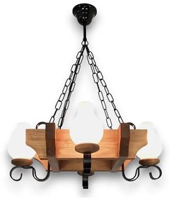 Brilagi - Luster na reťazi QUEEN 4xE14/40W/230V buk