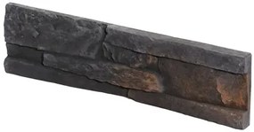 Obklad Stones Patan black 38,5x10 cm reliéfny PATANBK