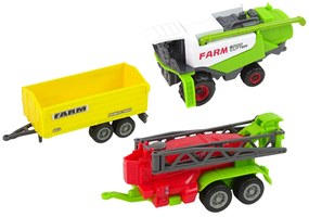 Lean Toys Sada poľnohospodárskych strojov - 6ks