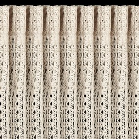 ZÁCLONA NA PÁSKE PATRICIA 140X270 CM PRÍRODNÁ