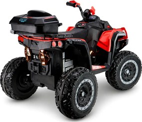 LEAN CARS Štvorkolka na akumulátor XW-08 4x4 45 W červená
