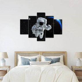 Obraz - Astronaut vo vesmíre (150x105 cm)