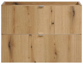 Umyvadlová skříňka Nova Oak A 82-80-2S dub evoke
