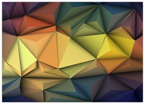 Obraz - Polygonálna 3D abstrakcia (70x50 cm)