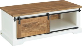 XXXLutz KONFERENČNÝ STOLÍK, prírodná farba, čierna, biela, drevo, 60/120/45 cm MID.YOU - Stolíky do obývačky - 001395001104