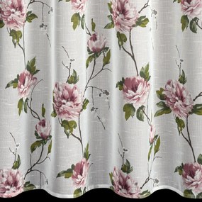 ZÁVES NA KRÚŽKOCH RUTH 135X250 CM KVETY