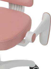 Detská otočná stolička ružová KA-K1063 PINK