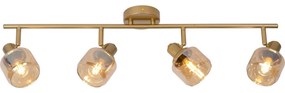 Lucide 77979/04/02 - Bodové svietidlo BJORN 4xE14/40W/230V zlatá