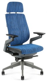 Kancelárska ergonomická stolička Office Pro KARME MESH — viac farieb Modrá melírovaná