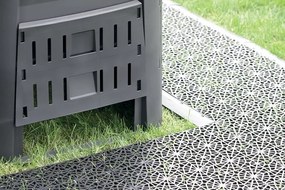 Záhradná dlažba MOSAICO 39,7x39,7 cm čierna