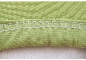 AMIDO-EXQUISIT Zelená plachta na posteľ Jersey Rozmer: 140 x 200 cm J40_074