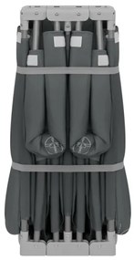 Lionelo - Hracia ohrádka FLORENCE Šedá (grafit)