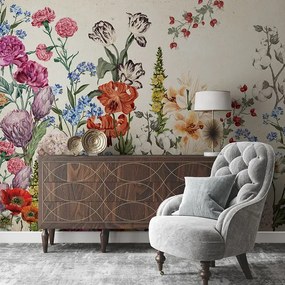 VLADILA Light Mural Bouquet - tapeta