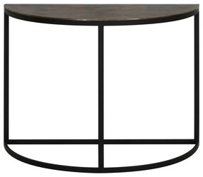 Kovový konzolový stolík v bronzovej farbe 42x100 cm Peto – Light &amp; Living