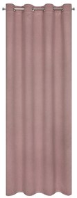 ZATEMŇOVACÍ ZÁVES NA KRÚŽKOCH AMARO 140X250 CM TMAVORUŽOVÁ