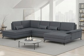XXXLutz SEDACIA SÚPRAVA, koža, čierna Sit & More - Sedačky - 00014403973D