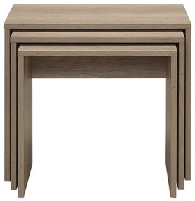 SADA 3x Konferenčný stolík hnedá