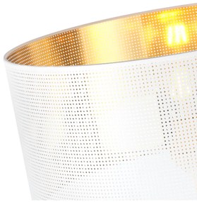Závesné svietidlo Asti0, 1x biele PVC tienidlo, (fi 35cm), g, w