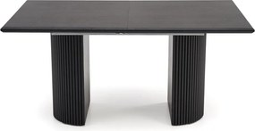 Rozkladací jedálenský stôl Bolero 160/250 cm dub prírodný/čierny