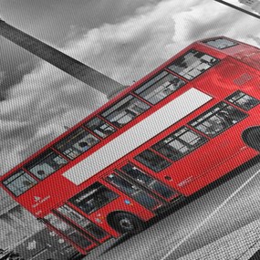Obraz - Trafalgar Square (s hodinami) (90x30 cm)
