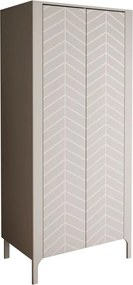 DVOJDVEROVÁ ŠATNÍKOVÁ SKRIŇA SALOME KAŠMÍR 90 cm