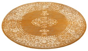 Žltý/oranžový okrúhly koberec ø 160 cm Méridional - Hanse Home