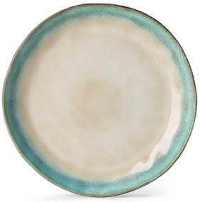 Kameninový dezertný tanier Stone, (fi) 27 cm, viacfarebný