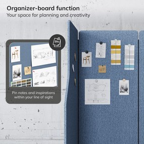 Akustická stena SADIE Frozen Lake 240/145 cm