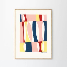 Moikka Plagát Polka by Leise Dich Abrahamsen 70x100 cm