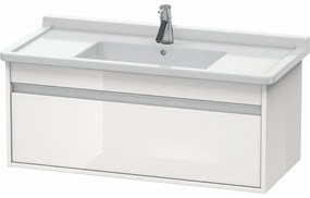 DURAVIT Ketho závesná skrinka pod umývadlo, 1 zásuvka, 1000 x 455 x 410 mm, biela vysoký lesk, KT666502222