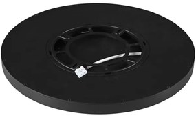 Top Light - LED Stmievateľné stropné svietidlo REVIT LED/70W/230V pr. 75 cm čierna