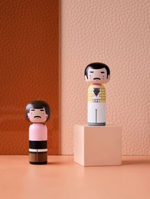 Lucie Kaas Drevená kokeshi bábika FREDDIE 14,5 cm