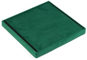Dekorstudio Skladacia taburetka s úložným priestorom L - tmavozelená