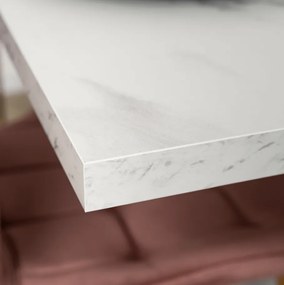 Jedálnský rozkladací stôl ARES biely mramor- vintino.sk