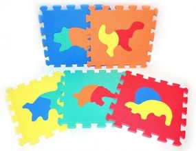 Pěnové puzzle Dinosauři 30x30cm 10ks v sáčku