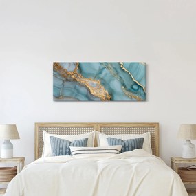 Obraz - Tyrkysový mramor (120x50 cm)