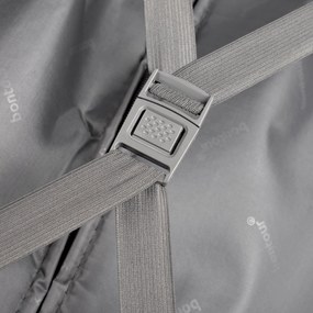 BONTOUR „Wave“ 3-dielna súprava kufrov s dvojitými kolieskami, s TSA zámkom, čierna