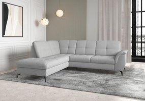 XXXLutz ROHOVÁ SEDAČKA, textil, svetlosivá Sit & More - Sedačky - 00014401331B