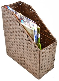 Zakladač na časopisy hnedý