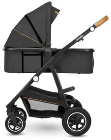 Lionelo - Kombinovaný kočík 2v1 AMBER Šedý grafit