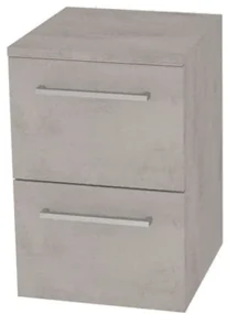 Mereo, Mereo Bino, kúpeľňová skrinka spodná 50 cm, Multidecor, Chromix strieborný, MER-CN694ACST