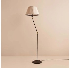 Stojacia lampa AYD 1xE27/40W/230V čierna/béžová