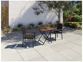 Livarno home Skladací záhradný stôl Valencia + Záhradná stolička Valencia, 2 kusy  (800008285)