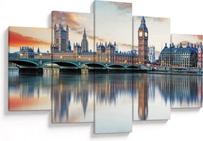 Obraz - Londýnske Houses of Parliament (150x105 cm)